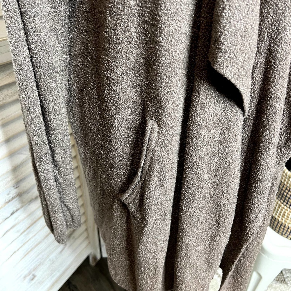 BAREFOOT DREAMS Women's 903 Calypso Cardigan Sweater Cozychic Lite Taupe Medium - Picture 8 of 12